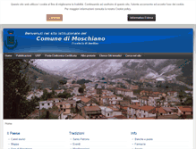 Tablet Screenshot of comune.moschiano.av.it